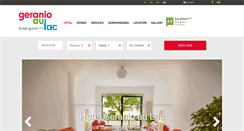 Desktop Screenshot of hotelgeranio.ch